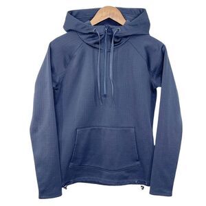 Athleta Hoodie Navy Half Zip Anorak Atmosphere Extra Small